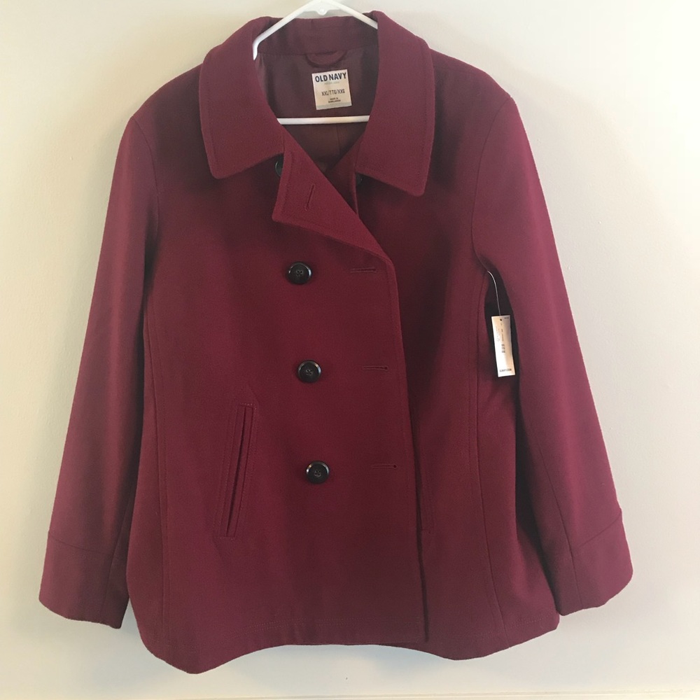 XxL red pea coat
